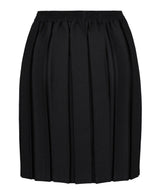Black Winterbottom's junior girls box pleat school skirt with elasticated waist