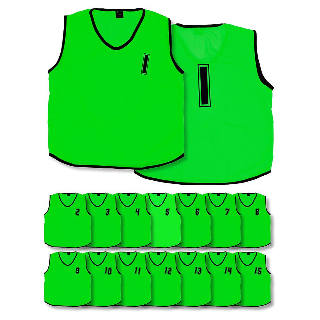(Pack of 15) Mesh Numbered 1 - 15 Training Bibs (Infants, Kids) - Lynendo Trade Store