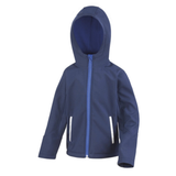 Kids Hooded Softshell Jacket
