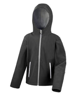 Kids Hooded Softshell Jacket