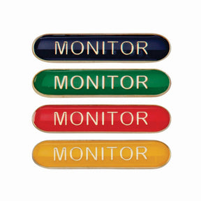Monitor Round End Enamel Badge-Scholar Bar Badge - Leonard Hudson Trade Store