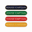 House Captain Round End Enamel Badge-Scholar Bar Badge - Leonard Hudson Trade Store