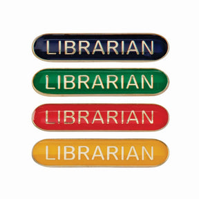 Librarian Round End Enamel Badge-Scholar Bar Badge - Leonard Hudson Trade Store