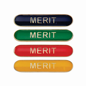 Merit Round End Enamel Badge-Scholar Bar Badge - Leonard Hudson Trade Store