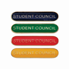 Student Council Round End Enamel Badge-Scholar Bar Badge - Leonard Hudson Trade Store
