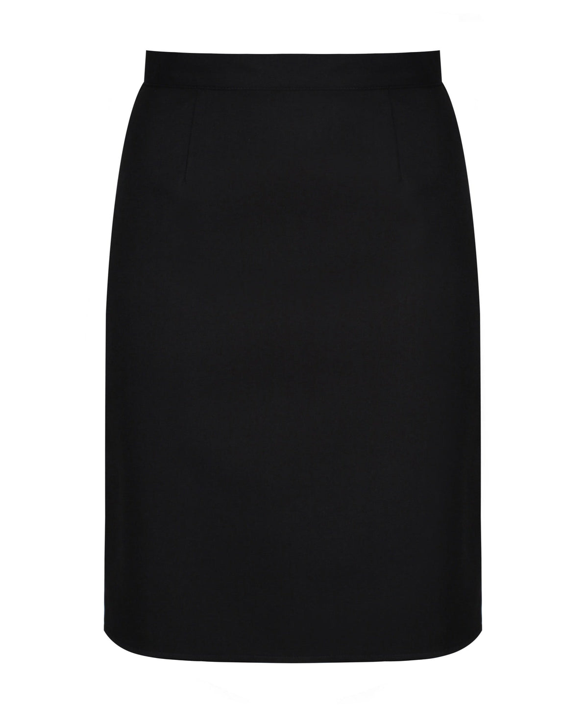 Black Winterbottom's senior girls straight school skirt with back vent