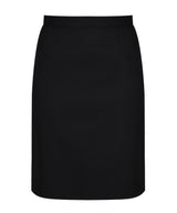 Black Winterbottom's senior girls straight school skirt with back vent