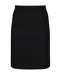 Black Winterbottom's senior girls straight school skirt with back vent