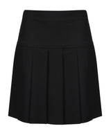 Black Winterbottom's senior girls pleated school skirt with deep waistband