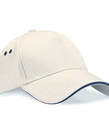 BEECHFIELD - Ultimate 5 Panel Contrast Sandwich Peak Cap - Lynendo Trade Store