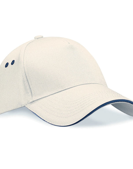 BEECHFIELD - Ultimate 5 Panel Contrast Sandwich Peak Cap - Lynendo Trade Store