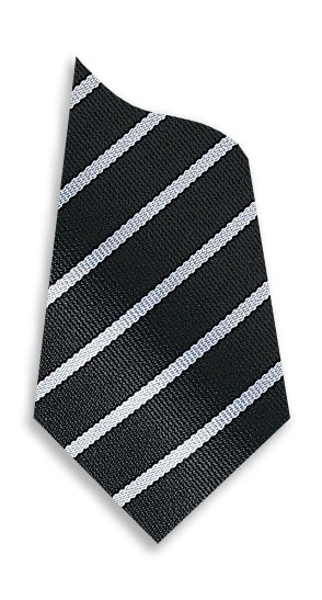Stock Design Ties Black with Single White Stripe (5402-9101) - Lynendo Trade Store