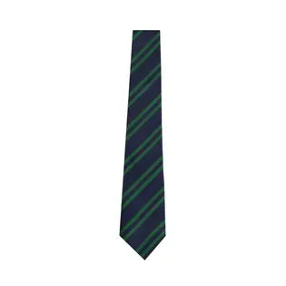 Gravesend Grammar School Hill House Tie - Navy/ Emerald