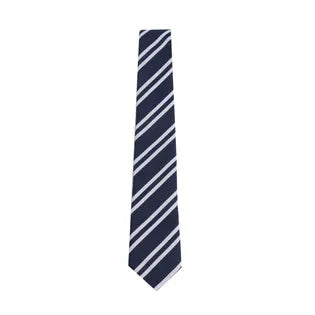 Gravesend Grammar School Fleet House Tie - Navy/ White