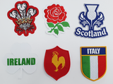 Six Nations Rugby Emblem Heat Seal Patch Badge Iron On Official Style
